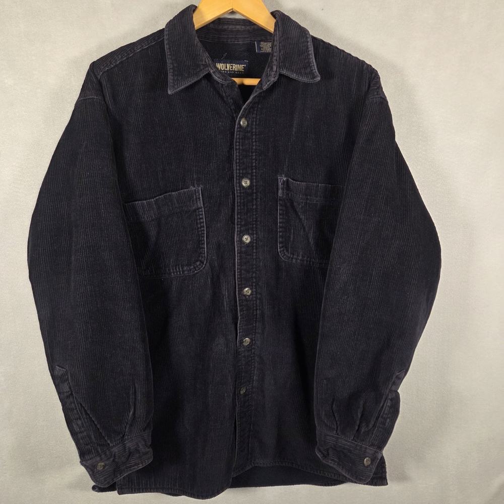 Vintage Wolverine men's button-up jacket.
